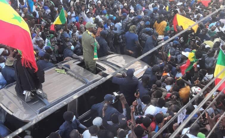 Meeting de Sonko à Keur Massar:  » Macky Sall ne se soucie pas du Sénégal. Il a tout fait… »