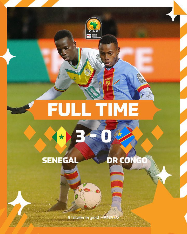 Chan 2023, le Sénégal étincelant, a écrasé la Rdc par 3-0.