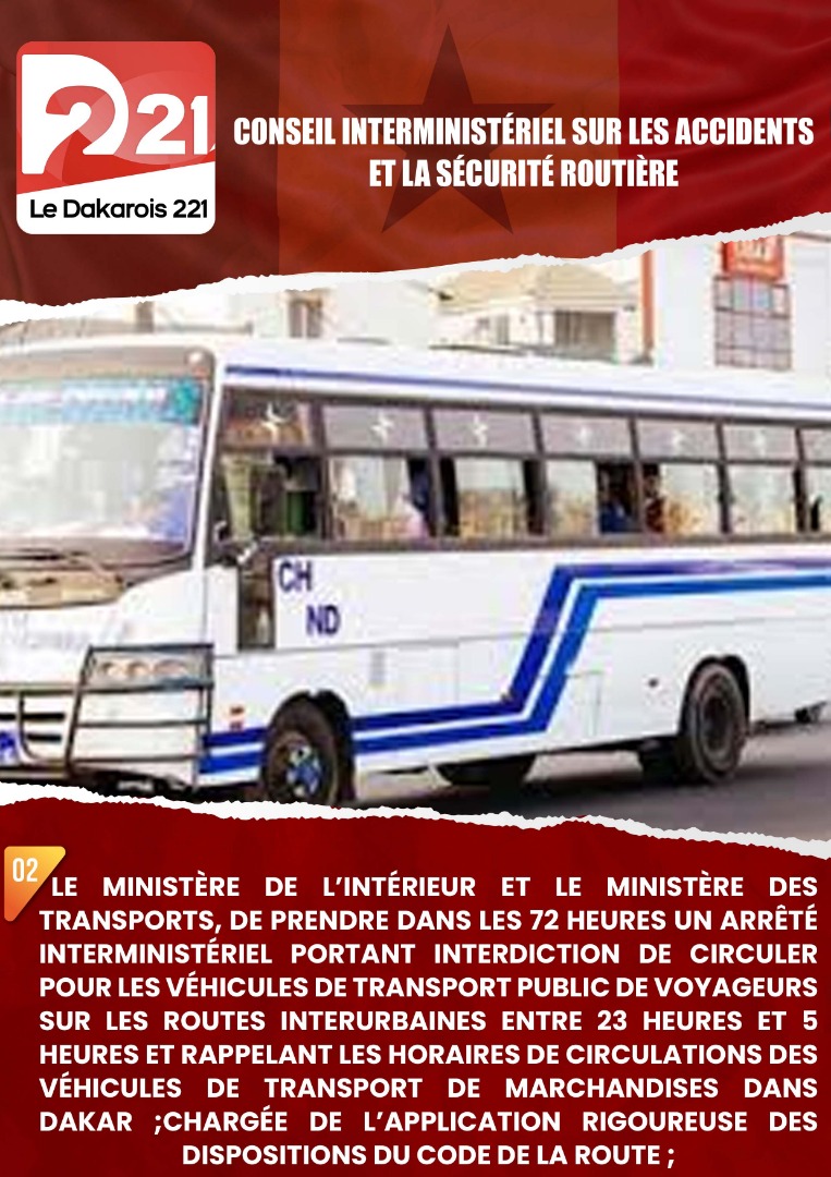 LUTTE CONTRE LES ACCIDENTS DE LA ROUTE,  CES MESURES ONT ETE PRISES.