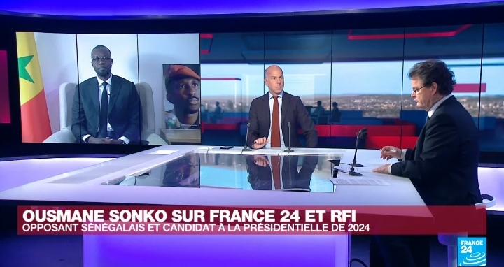 Relation Sénégal- France / Ousmane Sonko sur France 24:  » Nous n&rsquo;avons rien contre la France « 