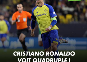 Arabie saoudite : CR7, le monstre a fait trembler à 4 fois (4 buts).