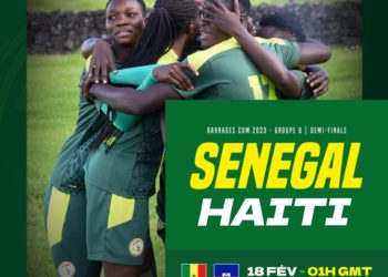 Barrages CDM 2023: le Sénégal défiera Haïti ce 18 février.