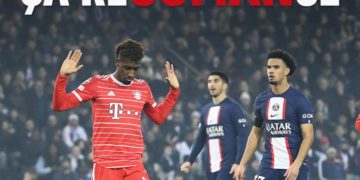 8èmes de finale : Coman  crucifie le rêve du PSG au Parc des Princes.