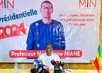 Presidentielle 2024: Déclaration de candidature de Mary Teuw Niane