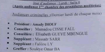 Procès Sonko – M. Mbaye Niang : Amady Diouf remplacé par Mamadou Cissé Fall suite à une récusation