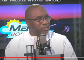 DOUKOU KA: «TOUT LE DISCOURS DE OUSMANE SONKO EST DE LA VIOLENCE, ET DE LA DÉFIANCE VIS-À-VIS …».