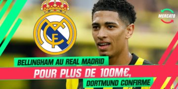 Le Borussia Dortmund officialise le transfert de Jude Bellingham au Real Madrid