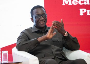 Le PM Amadou Ba préside la cérémonie de lancement du mécanisme d’accompagnement et de financement des promoteurs de lutte .