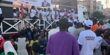 LES LINGUERES DU DG ABDOU KHAFOR TOURE SENSIBILISENT SUR LE CANCER.